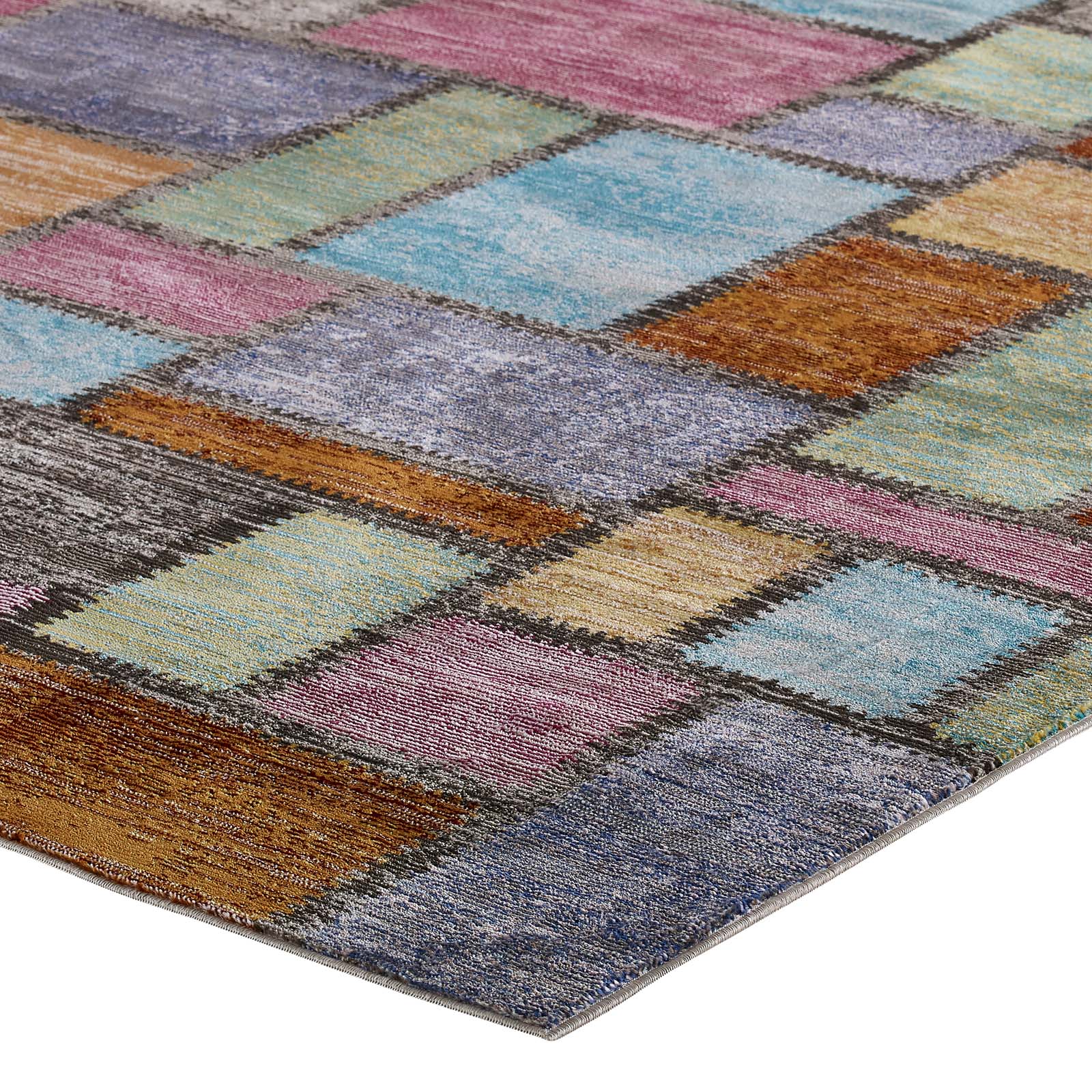 Success Nyssa Abstract Geometric Mosaic Area Rug - East Shore Modern Home Furnishings