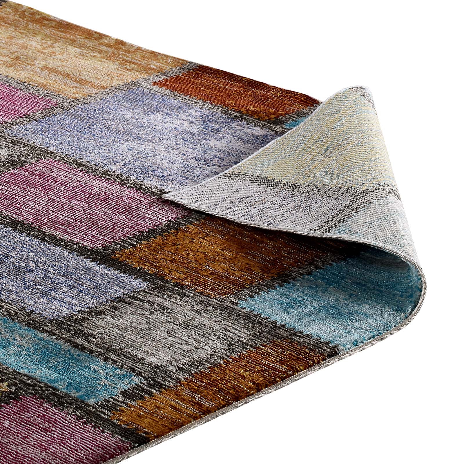Success Nyssa Abstract Geometric Mosaic Area Rug - East Shore Modern Home Furnishings