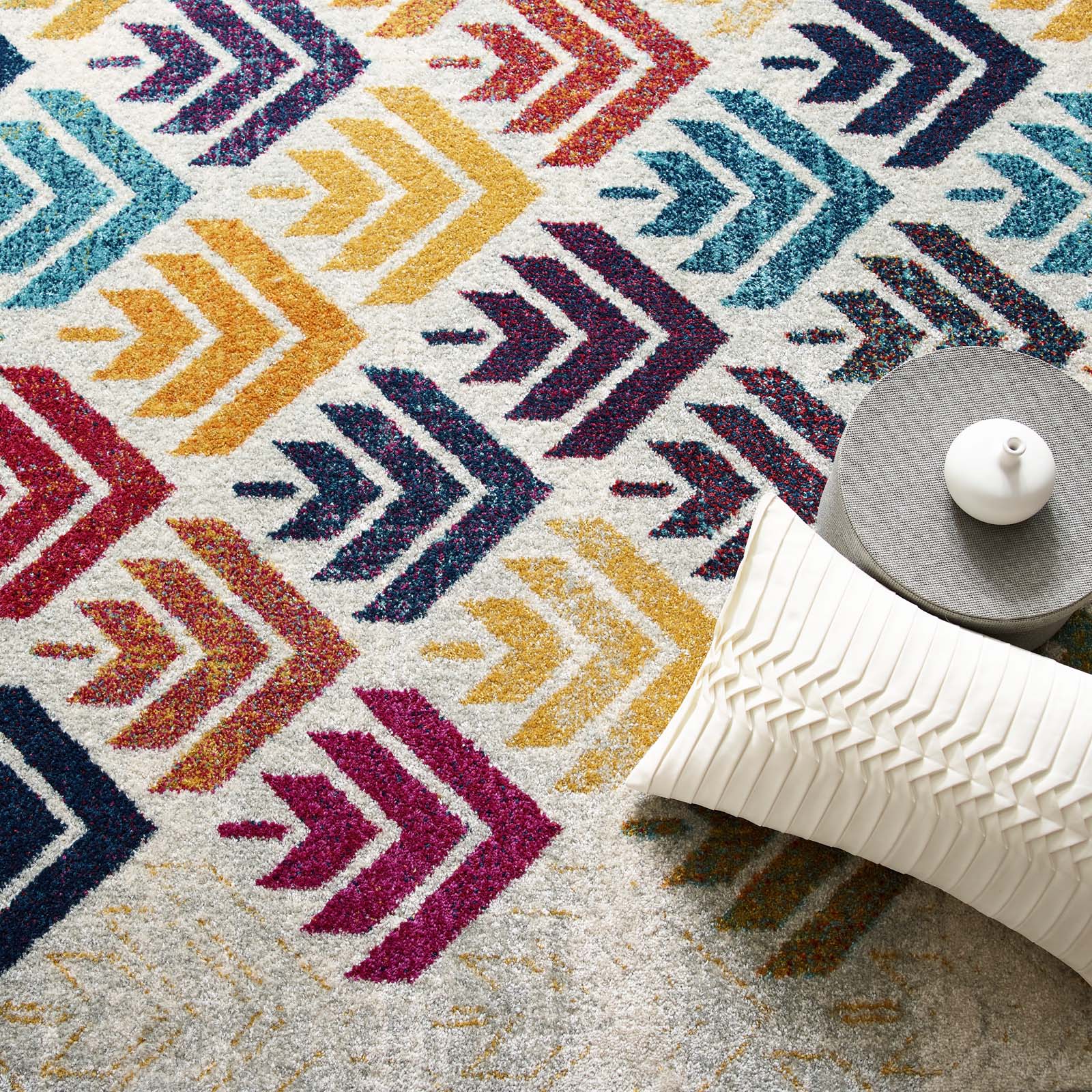 Entourage Florin Abstract Floral Area Rug - East Shore Modern Home Furnishings