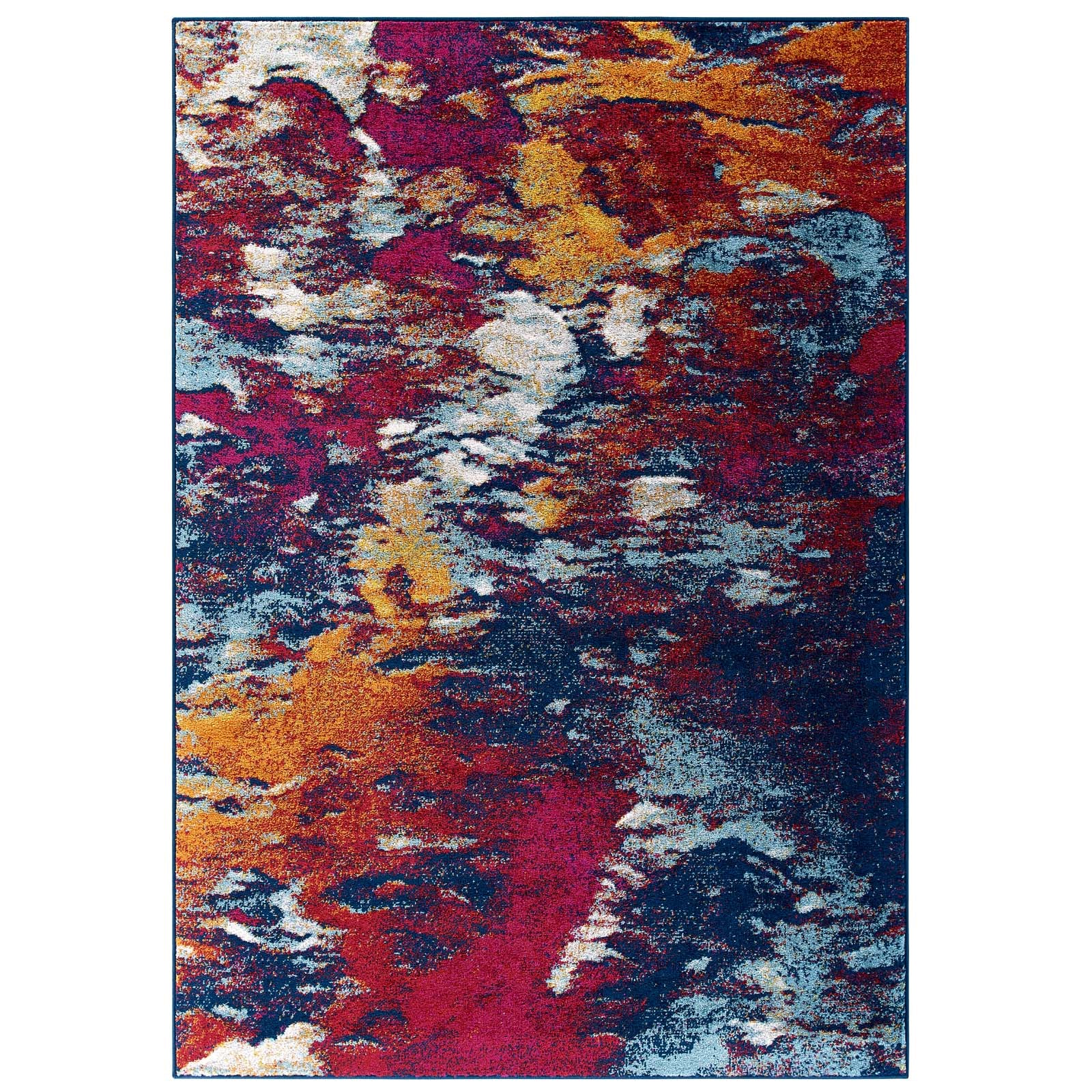 Entourage Foliage Contemporary Modern Abstract Area Rug - East Shore Modern Home Furnishings
