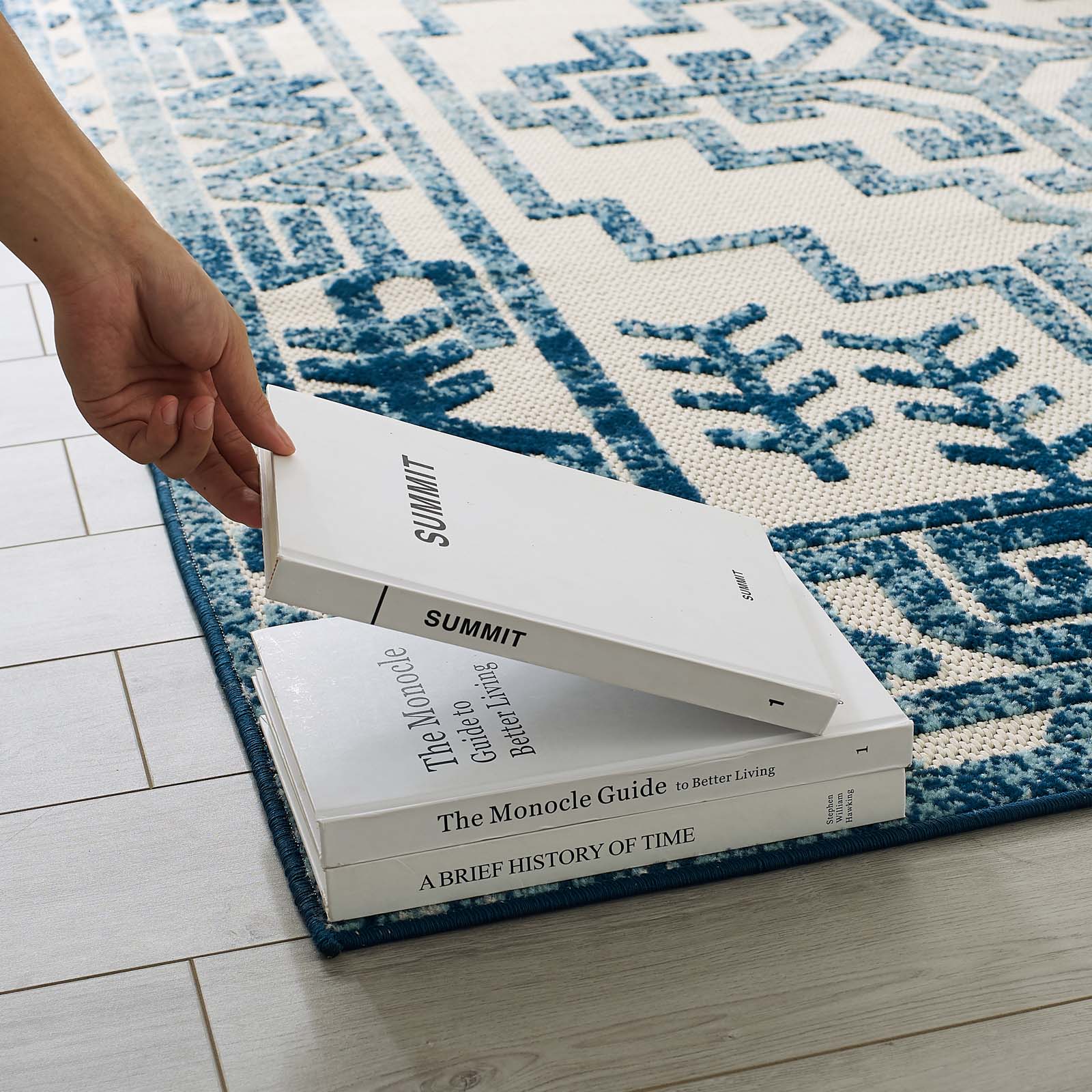 Reflect Nyssa Distressed Geometric Southwestern Aztec 8x10 Indoor/Outdoor Area Rug - East Shore Modern Home Furnishings