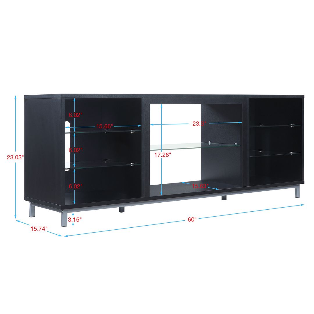 Brighton 60" TV Stand - East Shore Modern Home Furnishings