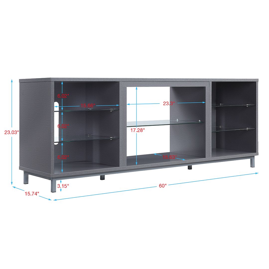 Brighton 60" TV Stand - East Shore Modern Home Furnishings