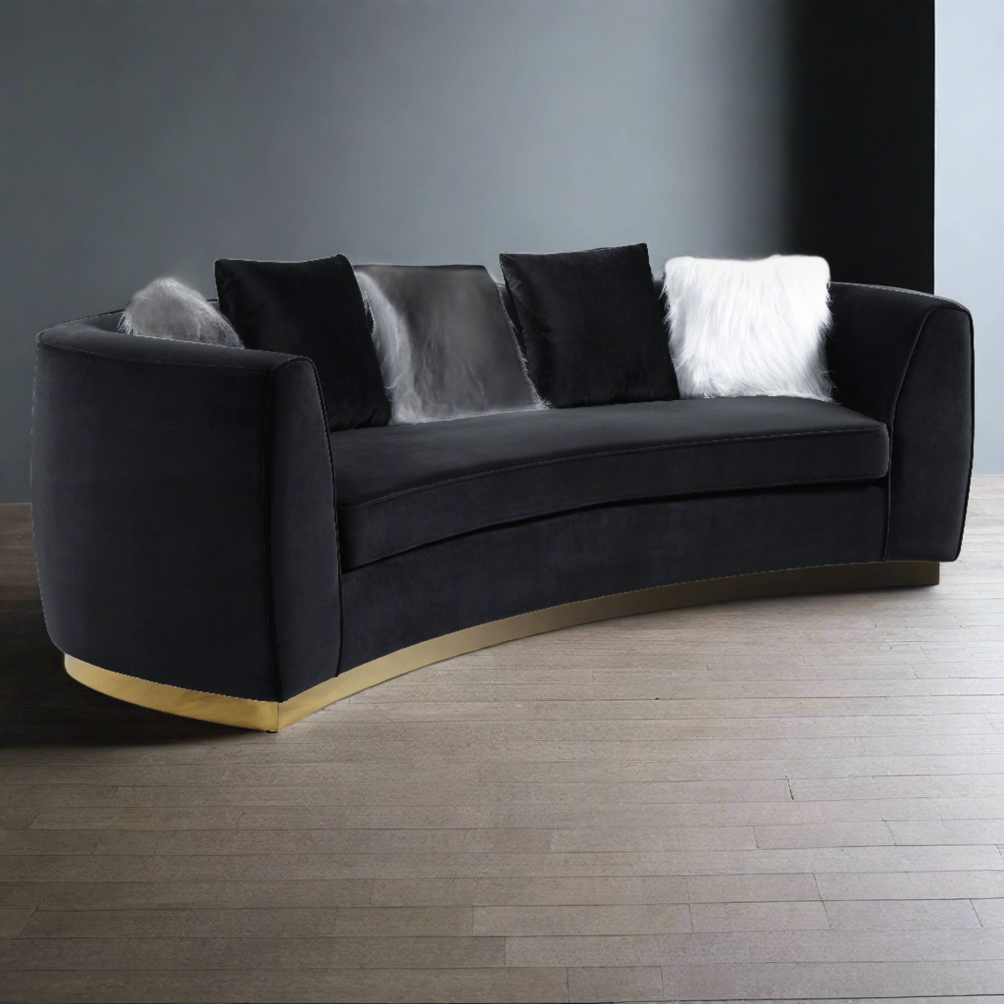 Achelle Sofa w/5 Pillows - East Shore Modern Home Furnishings