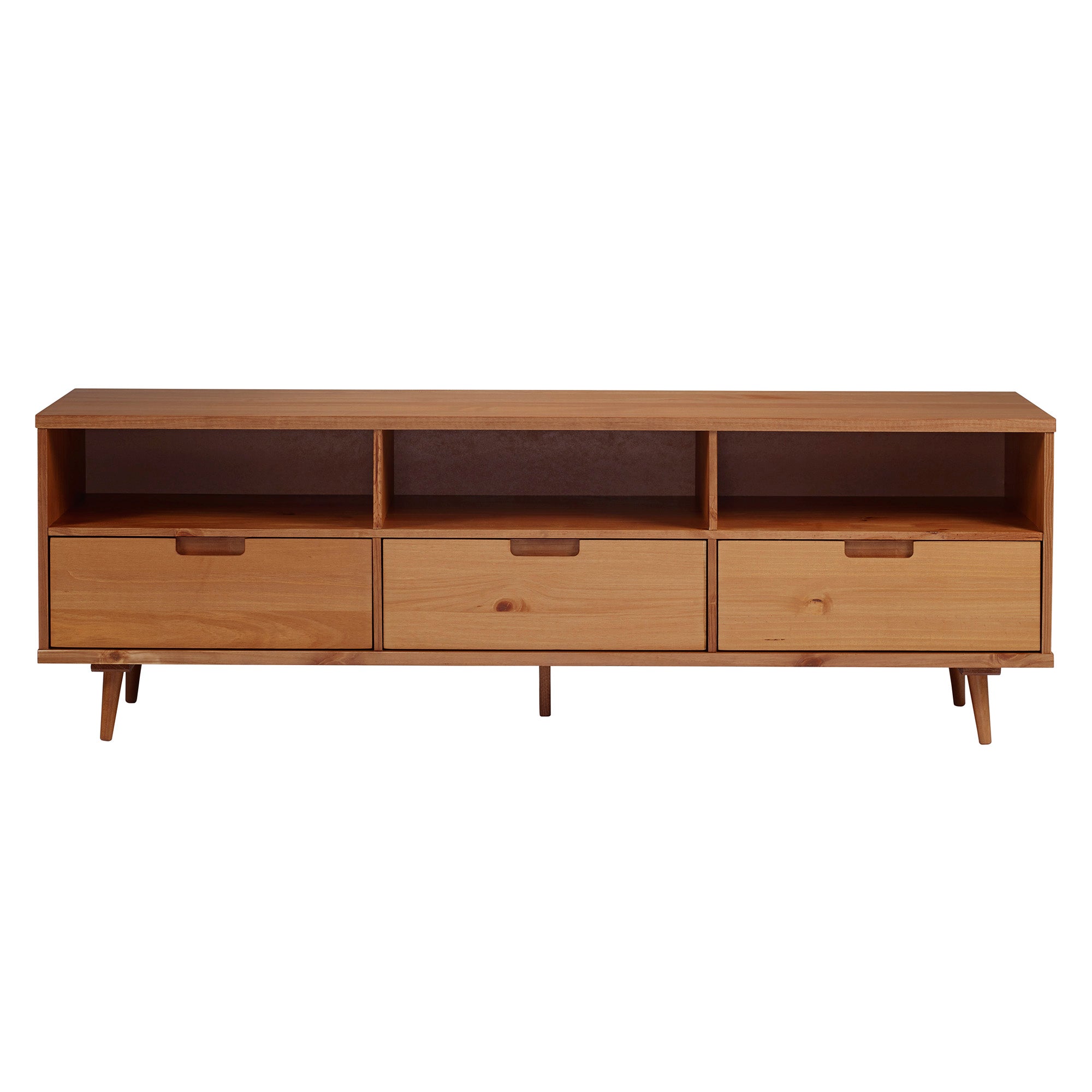 Ivy 70" 3 Drawer Solid Wood TV Stand - East Shore Modern Home Furnishings