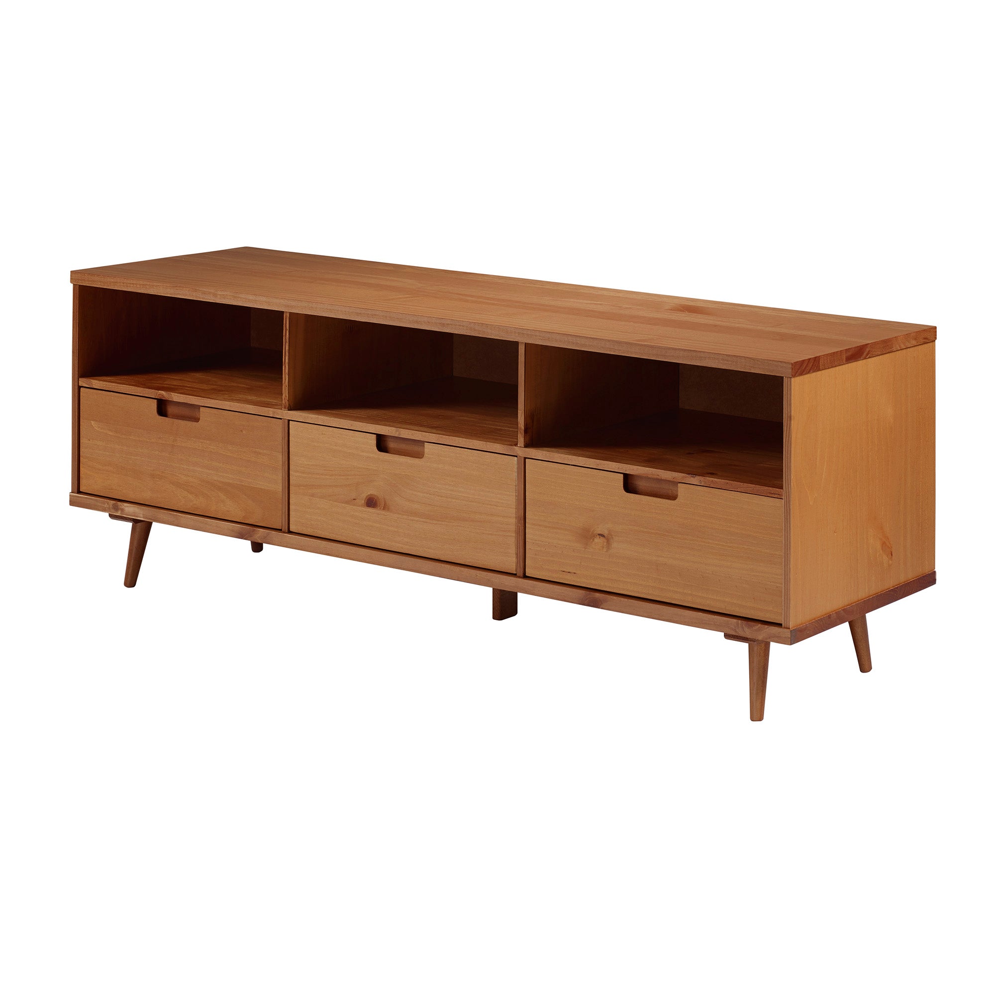 Ivy 70" 3 Drawer Solid Wood TV Stand - East Shore Modern Home Furnishings