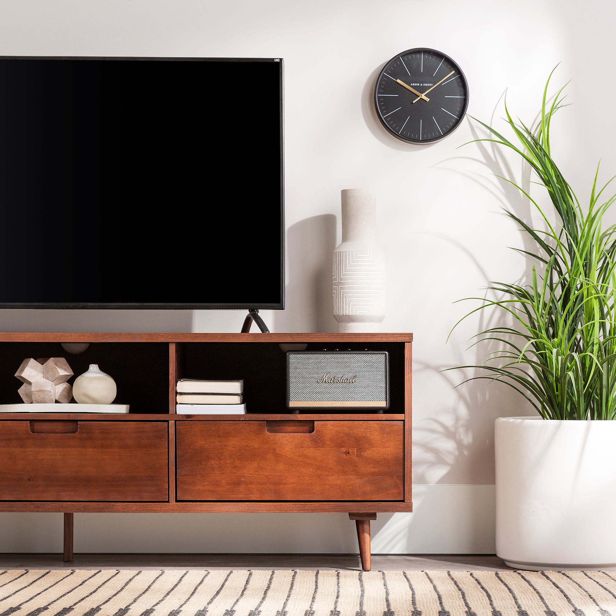 Ivy 70" 3 Drawer Solid Wood TV Stand - East Shore Modern Home Furnishings