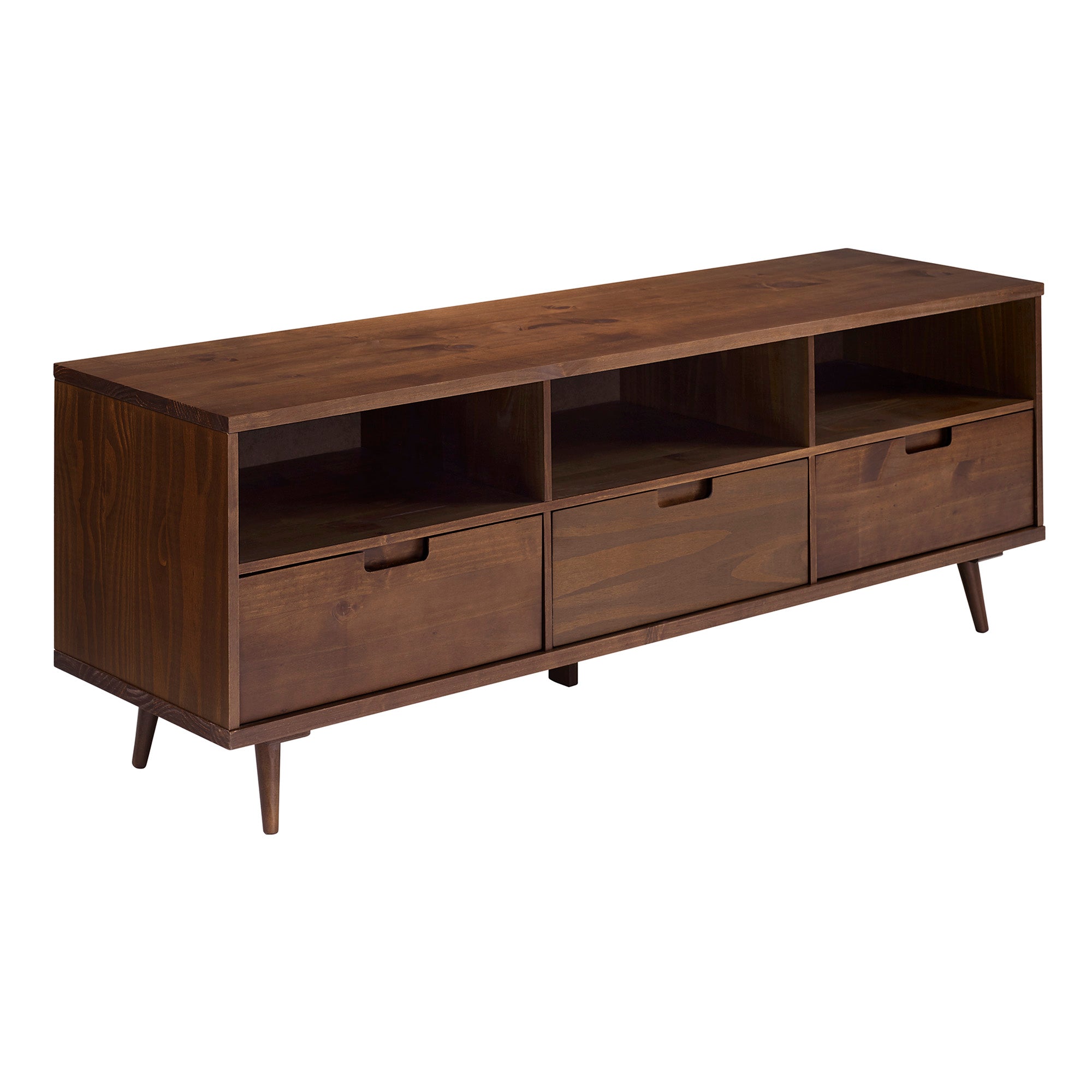 Ivy 70" 3 Drawer Solid Wood TV Stand - East Shore Modern Home Furnishings