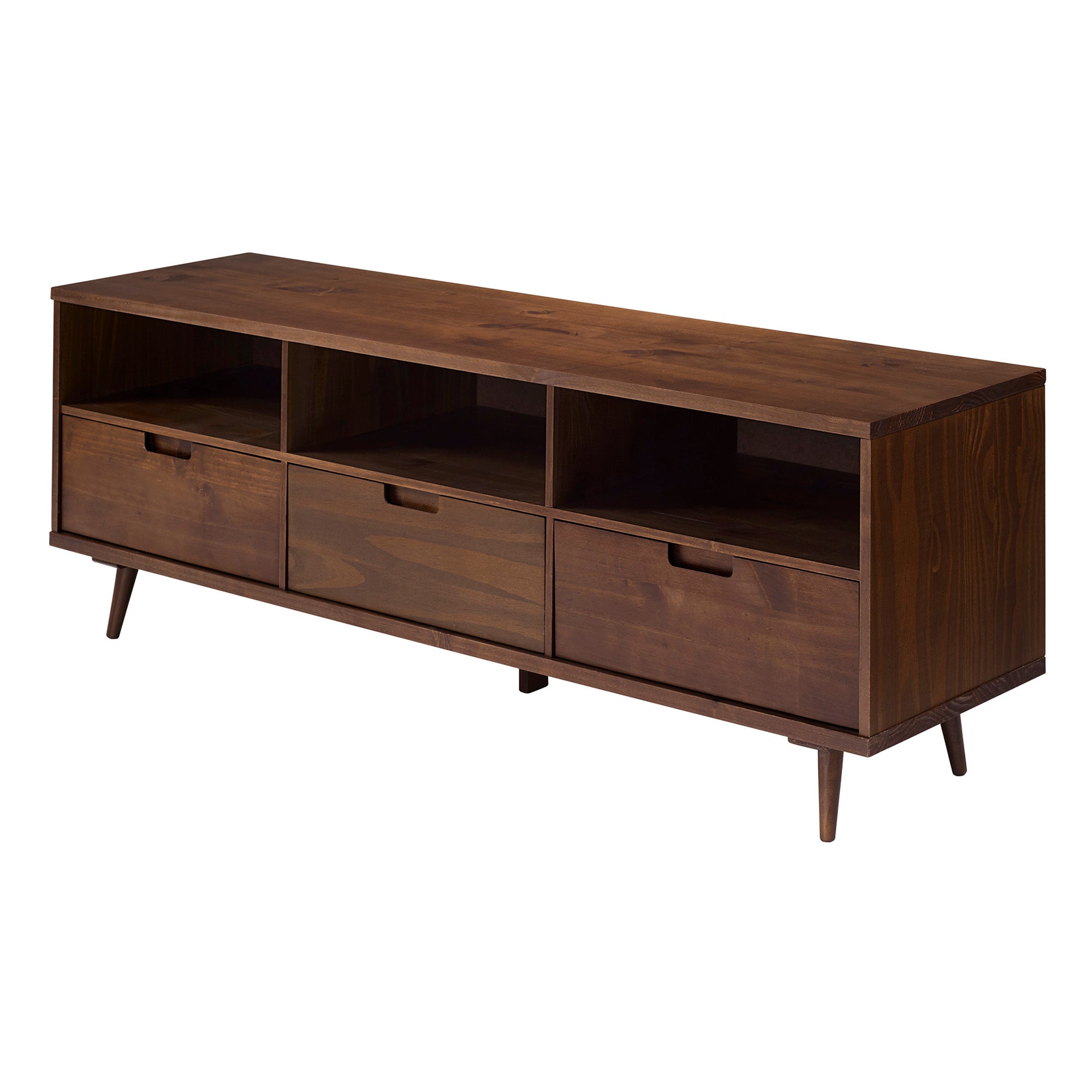 Ivy 70" 3 Drawer Solid Wood TV Stand - East Shore Modern Home Furnishings