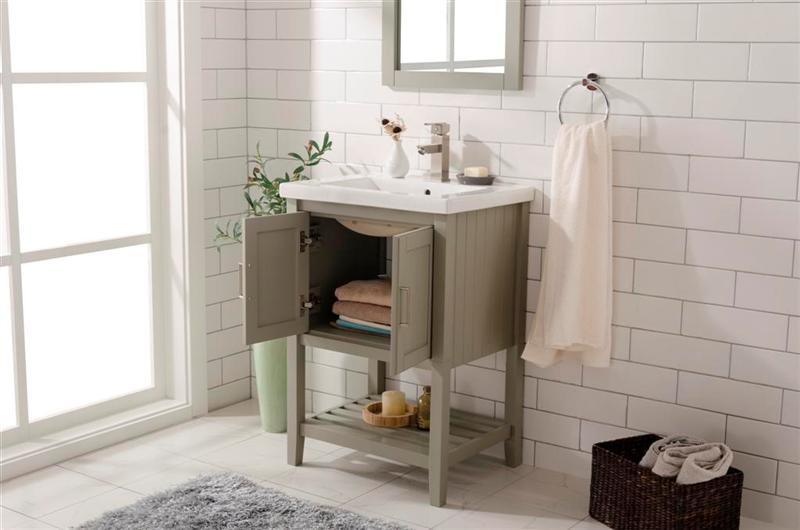 24" KD Bathroom Sink Vanity - East Shore Modern Home Furnishings