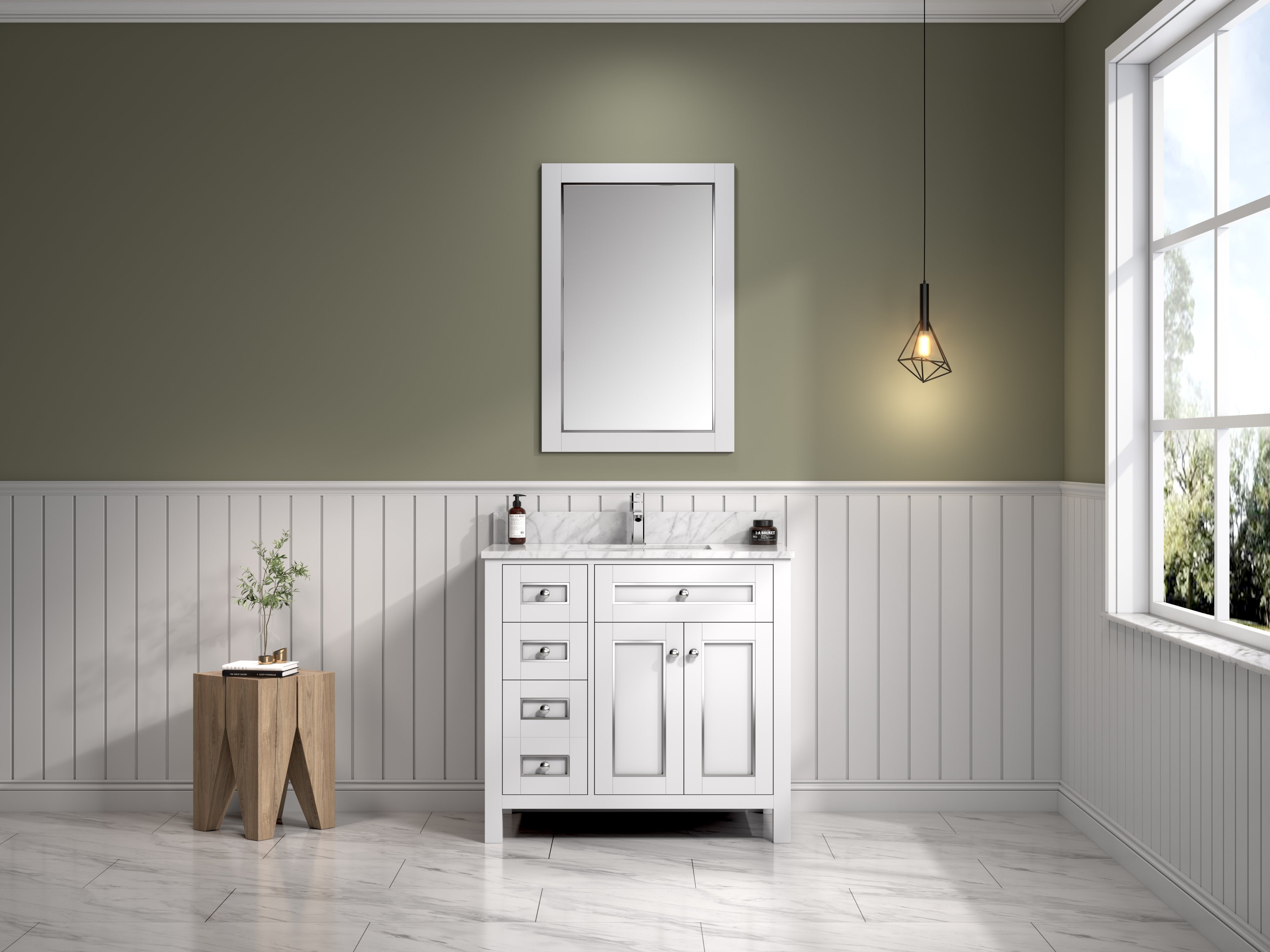 24"x36" Bathroom Mirror - East Shore Modern Home Furnishings