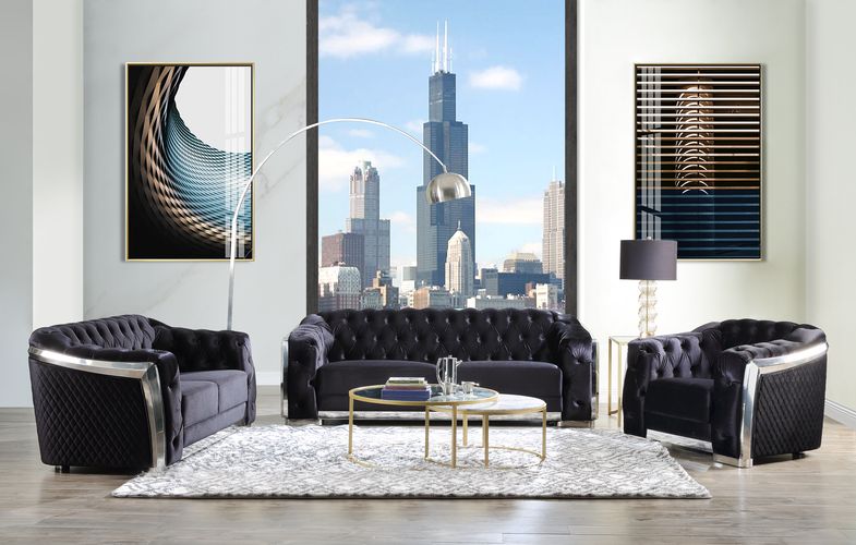 Pyroden Velvet Armchair