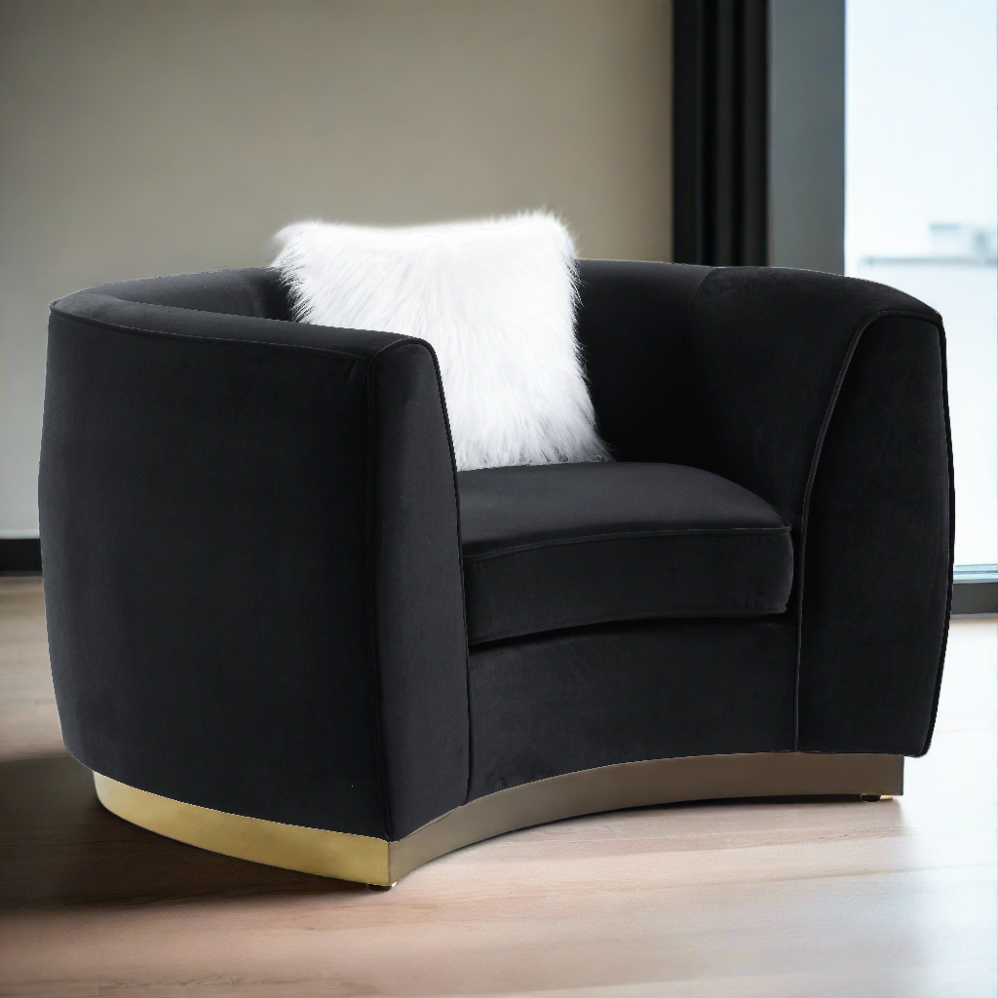 Achelle Armchair w/Pillow - East Shore Modern Home Furnishings